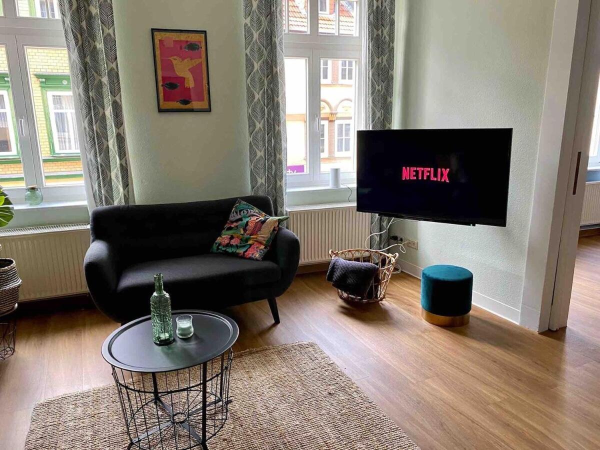 Appartement Discovair Eisenach -Karlstrasse- Fussgaengerzone Mit Netflix Extérieur photo